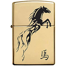 Zippo Mỹ khắc ngựa