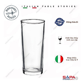 Bộ 6 Ly uống thủy tinh Tubos 310ml -  Bormioli Rocco - Italy