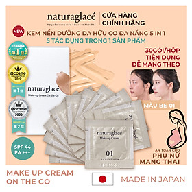 Make Up Cream On The Go (30 gói Shachet) - Kem nền hữu cơ đa năng naturaglacé Make Up Cream (01 - Màu be)