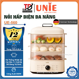 Mua Nồi Hấp Điện Unie UE560  3 Tầng 18Lit  Công Suất 850w  12 Thực Đơn Cài Sẵn  Hàng Chính Hãng