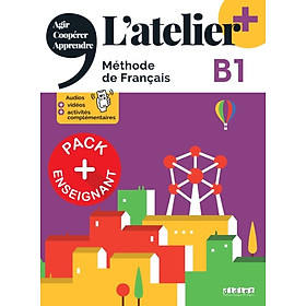 Sách học tiếng Pháp L'ATELIER + B1 - LIVRE + DIDIERFLE.APP
