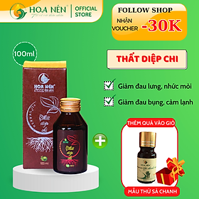 Tinh dầu xoa bóp Thất Diệp Chi - Hoa Nén - Giảm đau lưng, nhức mỏi, bầm tím - 100ml