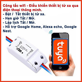 Công Tắc Thông Minh Điều Khiển Từ Xa Qua WIFI, 3G, 4G (Tuya Smart Basic)