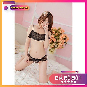 Set Nội Y - Đồ Lót Ren Xuyên Thấu - S1008