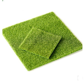 Mua Cỏ miếng 15x15cm  cỏ miếng nhân tạo 30x30 cm  phụ kiện tiểu cảnh Thảm cỏ nhân tạo trang trí tiểu cảnh sân vườn