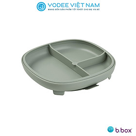 b.box Khay ăn dặm 2 trong 1 cho bé có đế hít chống trơn an toàn và tiện lợi
