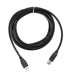 USB 2.0 A Male To B Male Cable For Printers Scanners Canon  Black