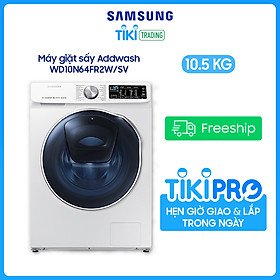 Máy Giặt Sấy Samsung Addwash Inverter 10.5 Kg WD10N64FR2W/SV - Chỉ Giao HN