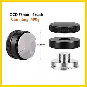 Tamper ocd 58mm / 58,35mm/ 58.5mm | dụng cụ dàn đều cà phê espresso