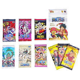 Set 5 ảnh thẻ nhân phẩm Anime One Piece ngẫu nhiên Cao Cấp Siêu Đẹp ( ngẫu nhiên 1 pack )