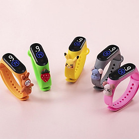 Mua Cartoon Electronic Watch Life Waterproof Student Touch Screen Digital Led Watch (mi 4 Movement) - White daisies tại New Area Mua Cartoon Electronic Watch Life Waterproof Student Touch Screen Digital Led Watch (mi 4 Movement) - White daisies tại New Area