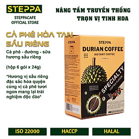Cà phê Sầu Riêng - Cà phê hoà tan Hộp 6 gói