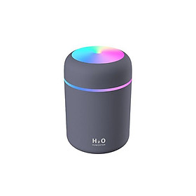 Mua Máy Phun Sương - Loại 1 Tạo Độ Ẩm Không Khí Mini Humidifier Cho Xe Hơi ô tô Để Phòng usb Có Đèn Led 300ml