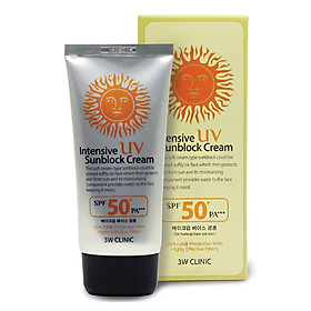 Kem Chống Nắng 3W Clinic Intensive UV Sunblock Cream SPF 50 PA+++