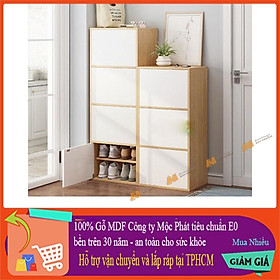 Made in VN-Tủ giày kệ đựng giày 6 tầng - gỗ mdf 17mm công ty Mộc Phát  độ bền trên 30 năm AN023