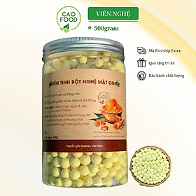 [500GR] Viên Tinh Nghệ Mật Ong CAO FOOD homemade nguyên chất 100% siêu sạch, sử dụng siêu tốt