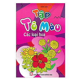 Tập Tô Màu Các Loại Hoa