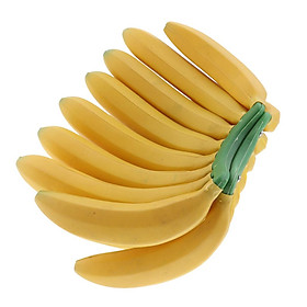 Artificial Banana Lifelike Simulation Realistic Fake Fruit for Home Kitchen Decoration