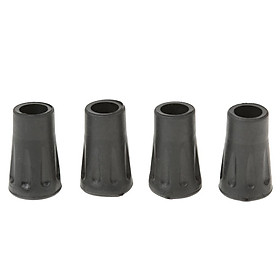 4pcs Replacement Rubber Tips End for Hiking Stick Walking Trekking Poles 4cm