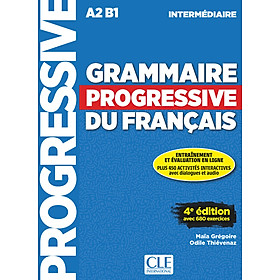 Sách học tiếng Pháp GRAMMAIRE PROGRESSIVE DU FRANCAIS INTERMEDIAIRE 4E EDITION
