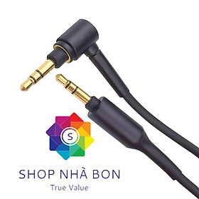 Dây cáp âm thanh 2 đầu 3.5mm dài 1.5m dùng cho Tai nghe Bluetooth Sony