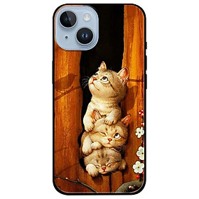 Ốp lưng dành cho Iphone 14 - Iphone 14 Plus - Iphone 14 Pro - Iphone 14 Pro Max - Ba Chú Mèo Ngắm