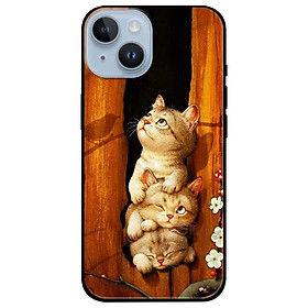 Ốp lưng dành cho Iphone 14 - Iphone 14 Plus - Iphone 14 Pro - Iphone 14 Pro Max - Ba Chú Mèo Ngắm