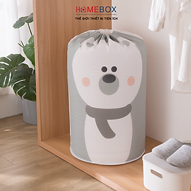 Mua Túi Đựng Chăn Màn  Quần Áo  Thú Bông Hình Trụ Đứng  Túi Vải Đựng Đồ Miệng Dây Rút - Chống Thấm Nước  Chống Bụi Bẩn JYD20 - Hàng Chính Hãng