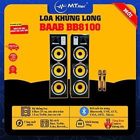 Mua Loa Karaoke BB8100 - Dàn Loa Khủng Long Công Suất 300W  Âm Thanh Tuyệt Đỉnh  Công Nghệ Xử Lí Âm Thanh Trong Trẻo  Bảo Hành 12 Tháng  Tặng Kèm Micro Không Dây Cao Cấp. Hàng Chính Hãng