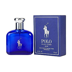 Ralph Lauren Polo Blue for Men Eau de Toilette Spray, 2.5 Fluid Ounce