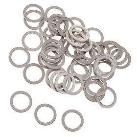 50Pcs 14mm Oil Drain Plug Crush Washer Gaskets For for Mazda 9956-41-400