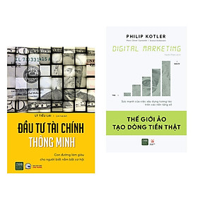 Combo sách tài chính tiền tệ: Đầu tư tài chính thông minh + Thế giới ảo tạo dòng tiền thật