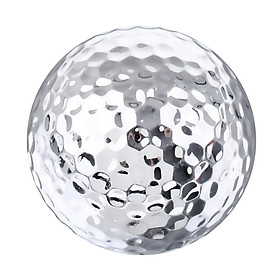 Professional Practice Golf Balls Double Layer Electroplating Ball 42.6mm 45g