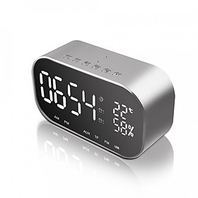 Loa Bluetooth Kiêm Đồng Hồ Báo Thức Yayusi S2 -Dc210 màu ngẫu nhiên