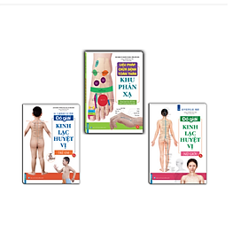 Combo 3c - Liệu pháp chữa bệnh - Khu phản xạ & Đồ giải kinh lạc huyệt vị - Nữ giới + Trẻ em (sách bản quyền) - Lạc Phàm