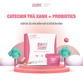 Viên Uống Tiêu Mỡ Cơ Thể Calobye Catechin Trà Xanh + Probiotics (Hộp 30 Gói x 30 Ngày)