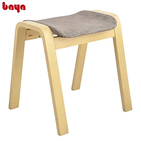 Mua Ghế Đôn BAYA NAGASAKI Thiết Kế Theo Phong Cách Nhật Bản Với Chất Liệu Gỗ Và Đệm Ngồi Êm Ái Bọc Polyester Vừa Đẹp Mắt Vừa Đảm Bảo Độ Bền Lâu Dài 1008432