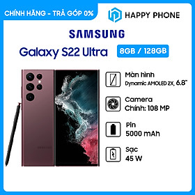 Mua Điện thoại Samsung Galaxy S22 Ultra 5G  8GB/128GB - Hàng chính hãng - ĐÃ KÍCH HOẠT BẢO HÀNH ĐIỆN TỬ