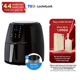 Nồi Chiên Không Dầu Điện Tử Lock&Lock EJF357BLK (5.2 Lít) - Hàng Chính Hãng