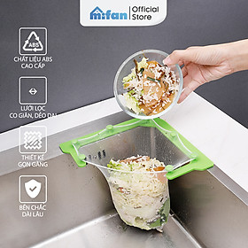 Giá Lưới Lọc Thức Ăn Thừa Mifan - Túi Lọc Rác Bồn Rửa Chén Bát - Khung nhựa ABS chất lượng cao