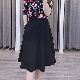 Chân váy xòe nữ công sở túi cv44 M1