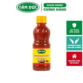 Tâm Đức - Tương ớt nguyên chất siêu ngon cay nồng dùng cho món bún/phở chai 250ml / 2L