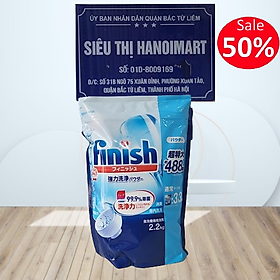 [HCM] Bột rửa chén Finish Dishwasher Power Powder Lemon Sparkle 2,5 kg - hương chanh