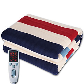 100W 180cm*90cm Electric Heated Blanket 9 Gears Controller Waterproof Timing