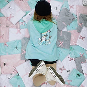  Áo khoác dù banawa 4 màu pastel, chất dù 2 lớp form rộng unisex cực dễ thương