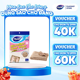 Khăn Lau Sợi Tre MyJae Lau Bếp, Lau Tay Đa Năng Hút Nước Tốt 2 Mặt Có Móc Treo 30cm x 42cm