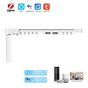 Tuya Smart Zigbee Motorized Curtain Track Kit Smart Curtain Blind Motor Timing APP Remote Control Customize Electric