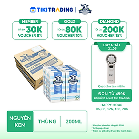 Thùng 4 Lốc Sữa Nguyên Kem Devondale Fullcream (4 x 6 x 200Ml)