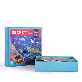Bộ xếp hình Mideer secret Puzzle Ocean khám phá biển xanh