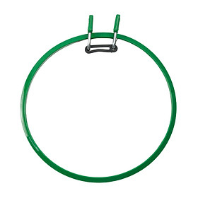 Embroidery Hoop Spring Tension Needlework Household Display Supplies green